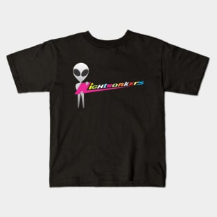 Lightworkers stand alien gray Kids T-Shirt